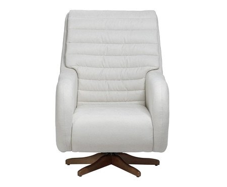 Poltrona Giratória Zen Branca | Westwing
