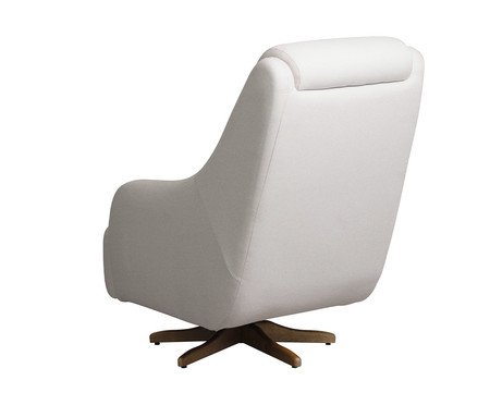 Poltrona Giratória Queen Bege | Westwing