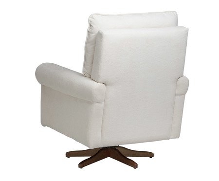Poltrona Giratória Nina Off-White | Westwing