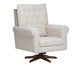 Poltrona Giratória Nina Off-White, Off White | WestwingNow