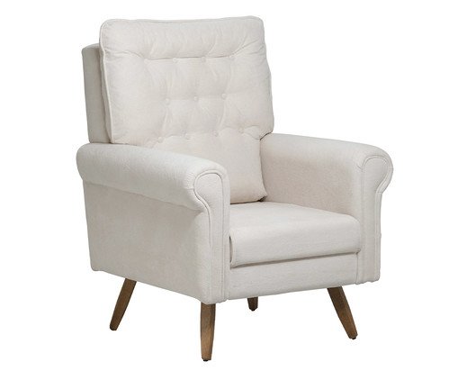 Poltrona Nina Off-White, Off White | WestwingNow