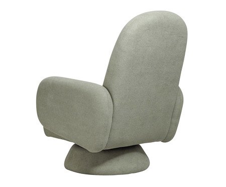 Poltrona Wave Bouclé Verde Cone | Westwing