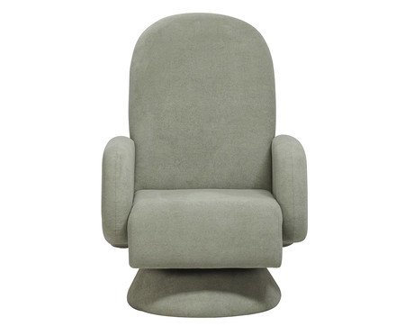 Poltrona Wave Bouclé Verde Cone | Westwing