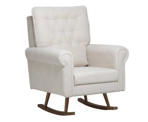 Poltrona Balanço Nina Off-White, Off White | WestwingNow