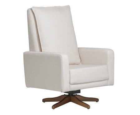 Poltrona Giratória Constance Off-White | Westwing