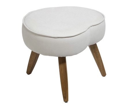 Puff Cuore Off-White Pés Manu | Westwing