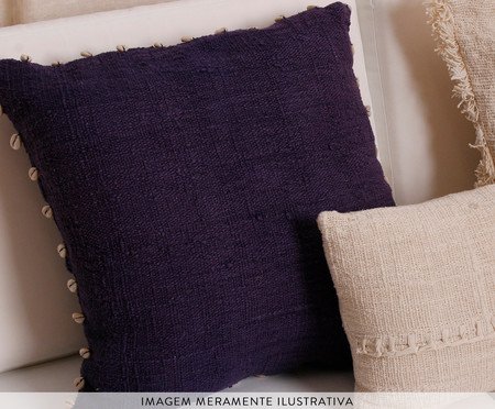 Capa de Almofada Conchas Jarin Azul Escuro | Westwing