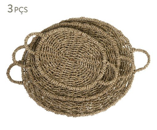 Conjunto de Bandeja de Fibra de Banana Bely, brown | WestwingNow