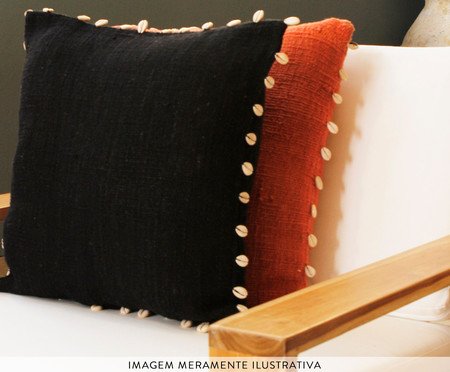 Capa de Almofada Conchas Jarin Marrom | Westwing