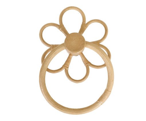 Porta-Toalha Flower, Natural | WestwingNow