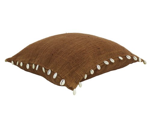 Capa de Almofada Conchas Jarin Chocolate, brown | WestwingNow