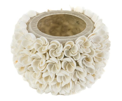 Porta-Vela Conchas Niah II, white | WestwingNow