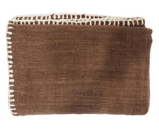 Cobre Leito em Linho Taylam  Chocolate, brown | WestwingNow