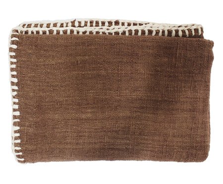 Cobre Leito em Linho Taylam  Chocolate | Westwing