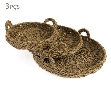 Conjunto de Bandeja Seagreas Sabah | Westwing