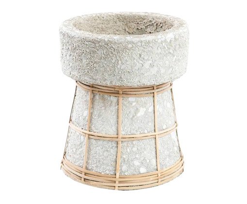 Castiçal Terracota Kodi II, grey | WestwingNow