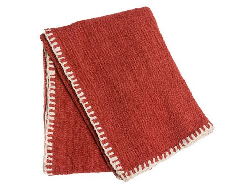 Cobre Leito em Linho Taylam Terracota | Westwing