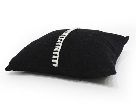 Capa de Almofada Linho Maris Preta | Westwing