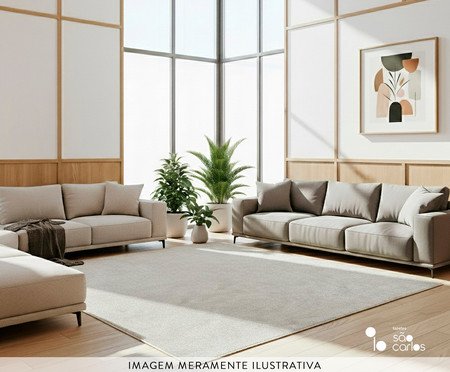 Tapete Tufting Ecletik Ice Cinza | Westwing