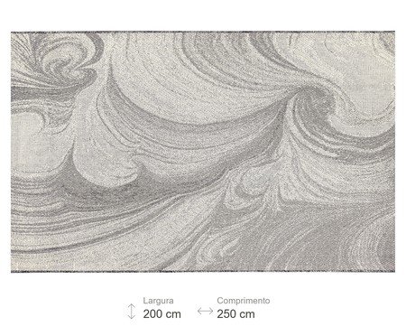 Tapete Tecido Dali Silver Pen Cinza | Westwing