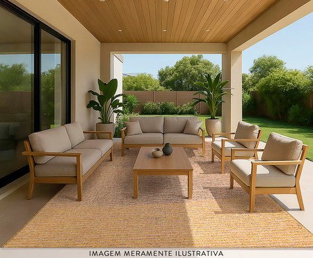 Tapete Tecido Elementos Aerion Bege | Westwing