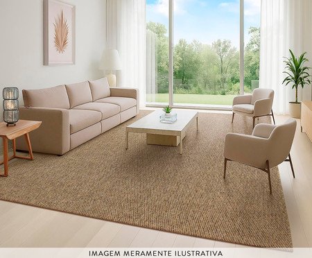 Tapete Tecido Bali Raw Bege | Westwing