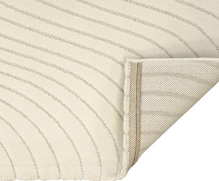 Tapete Tecido Movimentos Curvas Snow Bege | Westwing