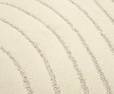 Tapete Tecido Movimentos Curvas Snow Bege | Westwing