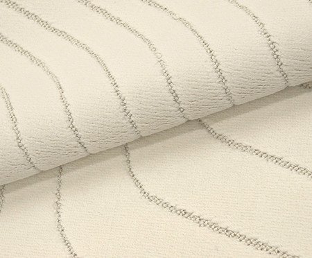 Tapete Tecido Movimentos Curvas Snow Bege | Westwing