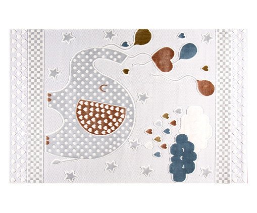 Tapete Moon l Off-white, multicolor | WestwingNow