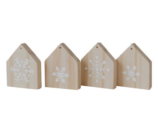 Conjunto de Pingentes Casinha Neve, white | WestwingNow