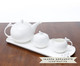 Jogo para Servir Café em Porcelana Birds - Branco, Branco | WestwingNow