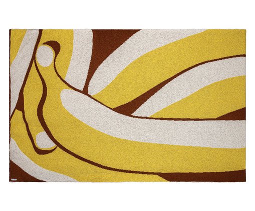 Manta Banana Ginger Amarelo Pérola, multicolor | WestwingNow