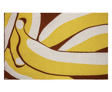 Manta Banana Ginger Amarelo Pérola | Westwing