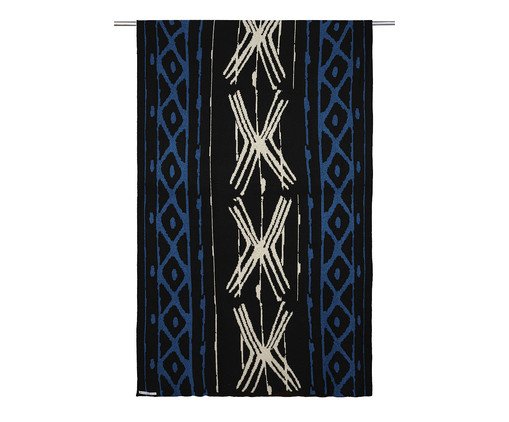 Manta Sucuri Preto Papiro Olho Grego, multicolor | WestwingNow