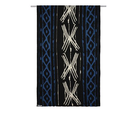 Manta Sucuri Preto Papiro Olho Grego | Westwing