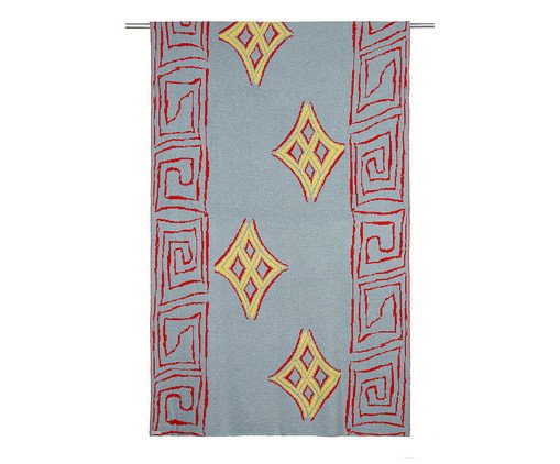 Manta Pata da Onça Blue Amarelo Red, multicolor | WestwingNow