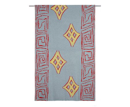 Manta Pata da Onça Blue Amarelo Red | Westwing