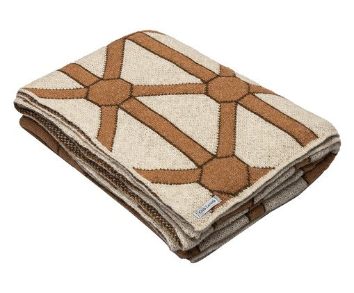 Manta Poti Papiro Conhaque Caramelo, multicolor | WestwingNow