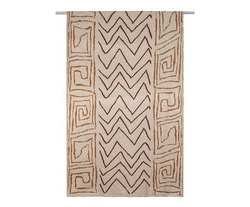 Manta Escama do Tamboatá Linho Cacau Caramelo, multicolor | WestwingNow