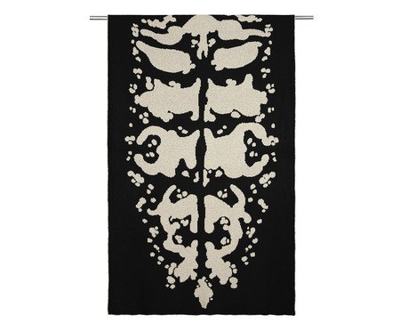 Manta Peixe Jacundá Papiro Preto | Westwing