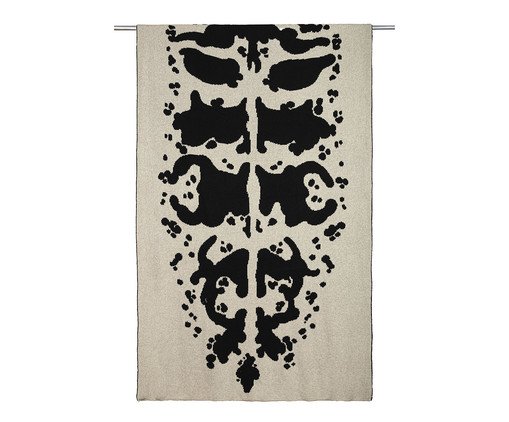 Manta Peixe Jacundá Papiro Preto, multicolor | WestwingNow