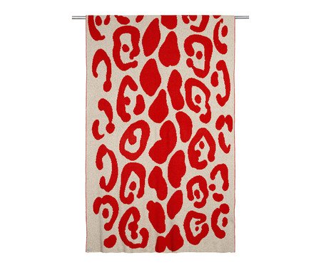 Manta Onça Pintada Papiro Red | Westwing