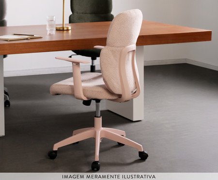 Cadeira Office Dallas Rosê | Westwing