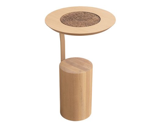 Mesa Lateral Cosmo com Regulagem, Ambar | WestwingNow