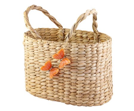 Cesto Butterfly Calcita Laranja | Westwing