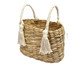 Cesto com Tassel Arari Off-white, Natural | WestwingNow