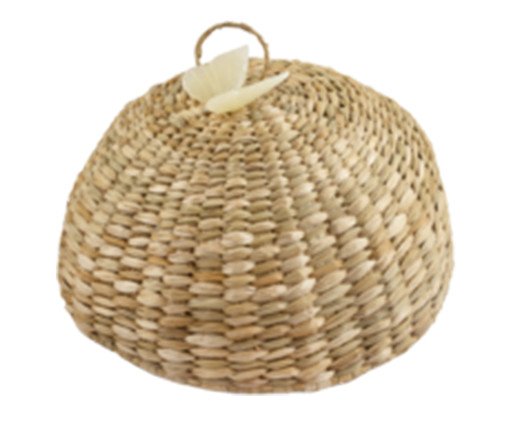 Cúpula para Bolo Butterfly Dolomita Branca, Natural | WestwingNow