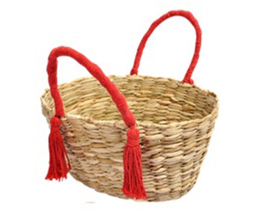 Cesto Bag Nadi Magenta, Natural | WestwingNow