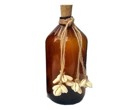 Garrafa Ambar com Buzios Natural Farmácia | Westwing
